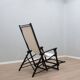 Vintage Italian design folding deck chair 1970s