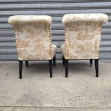 Pair of 1950s cocktail armchairs