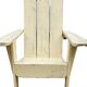 Pair of antique painted wooden garden chairs