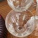 Set of 6 engraved wine glasses