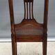 Chair canned 1900 marquetry and bronze louis XVI style