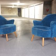 Superb pair of chairs 50 60 organic years