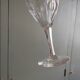 10 verres à vin blanc / porto cristal taillé val saint-lambert service nestor hauteur 12,5 cm