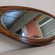 Miroir Art déco XL en marqueterie de bois