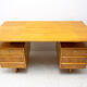 Bureau en bois de hêtre du milieu du siècle, années 1970, Tchécoslovaquie