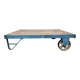 Table basse industrielle bleue, années 1960