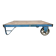 Table basse industrielle bleue, années 1960