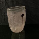 Bubbled glass vase