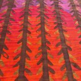 Tapis scandinave vintage des années 70 tissé à la main