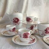 Old coffee service Digoin Sarreguemines