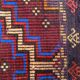 Old Turkish kilim runner 290x94 cm, shabby, vintage kelim red black 2490