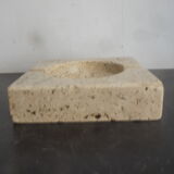 Ashtray in Travertine Fratelli Mannelli