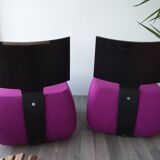 2 Tazia armchairs by Pascal Mourgue for Line Roset, Cinna