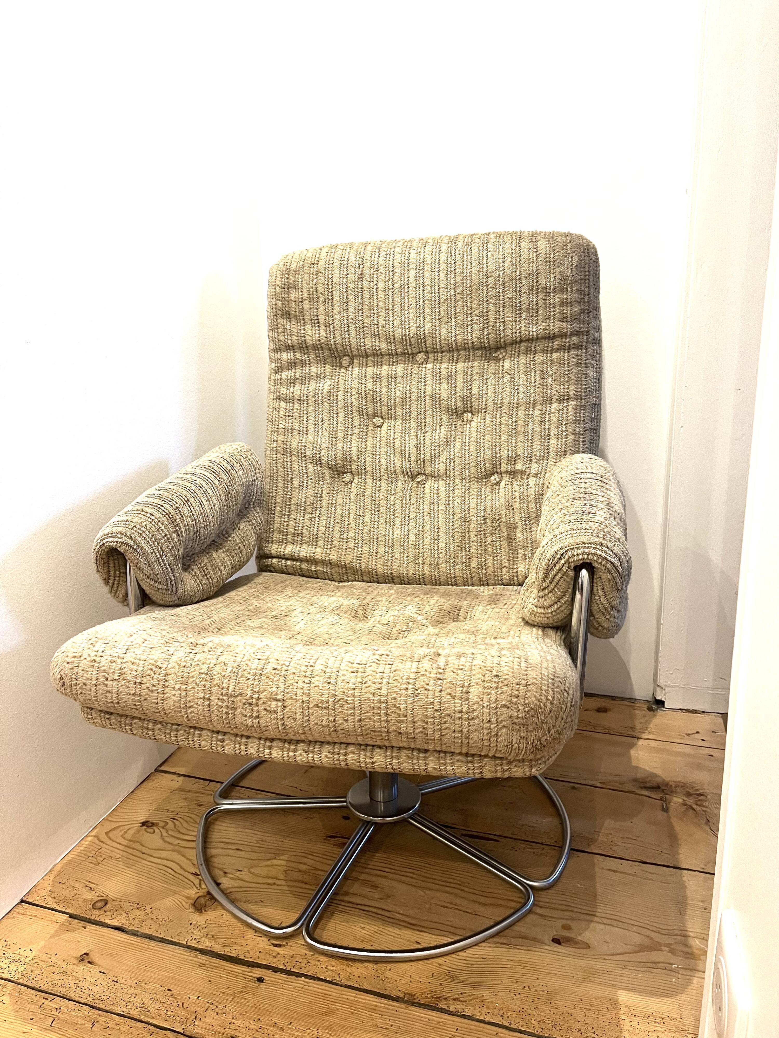 Pair of Bruno Mathsson armchairs for DUX