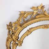 Louis XV style mirror with glazing beads. Napoleon III period, circa 1880.