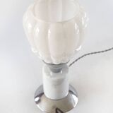 Lampe créa marbre et verre Clichy