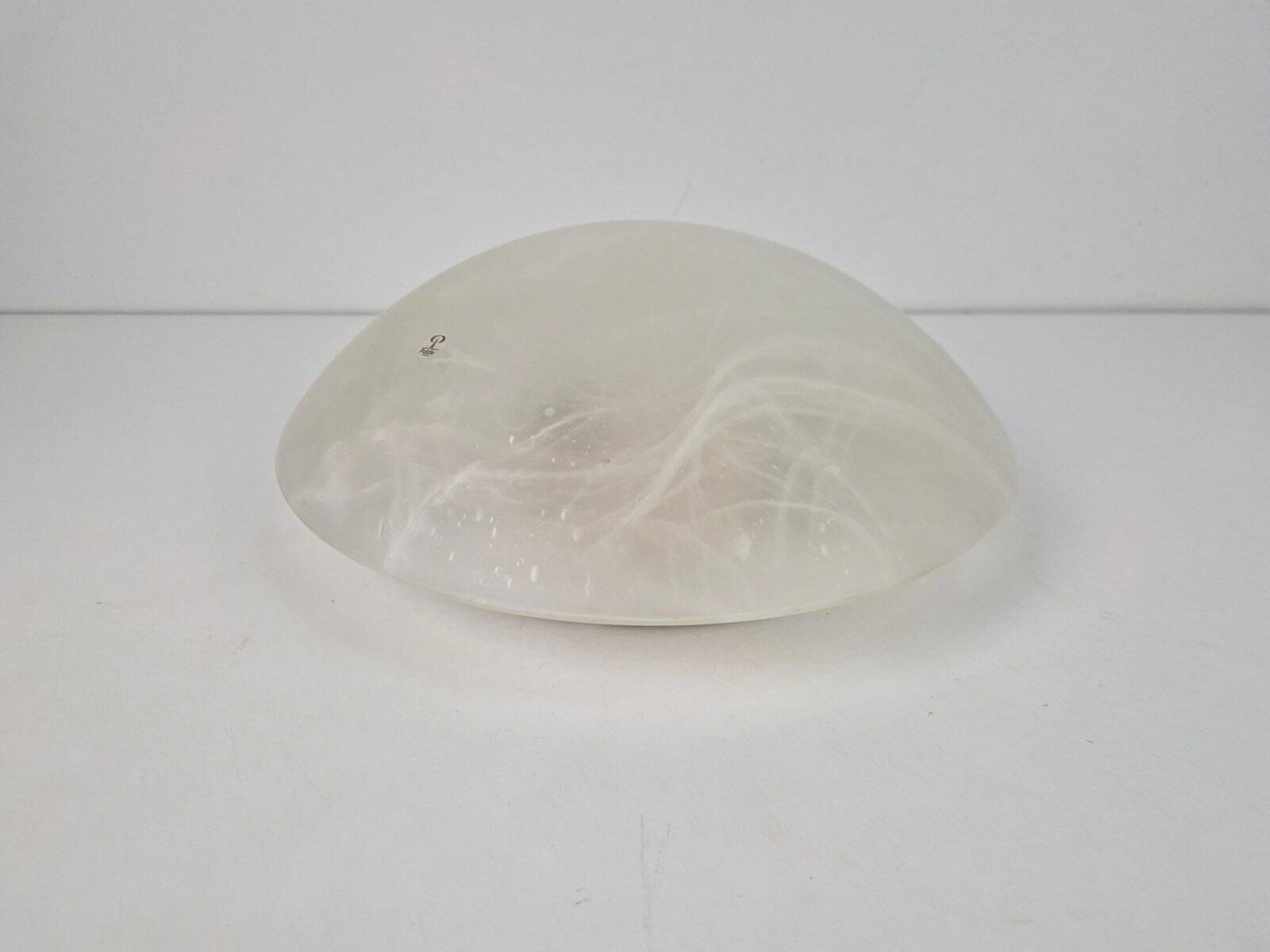 Vintage Ceiling Lamp in Frosted Glass from Peill & Putzler, 1960s