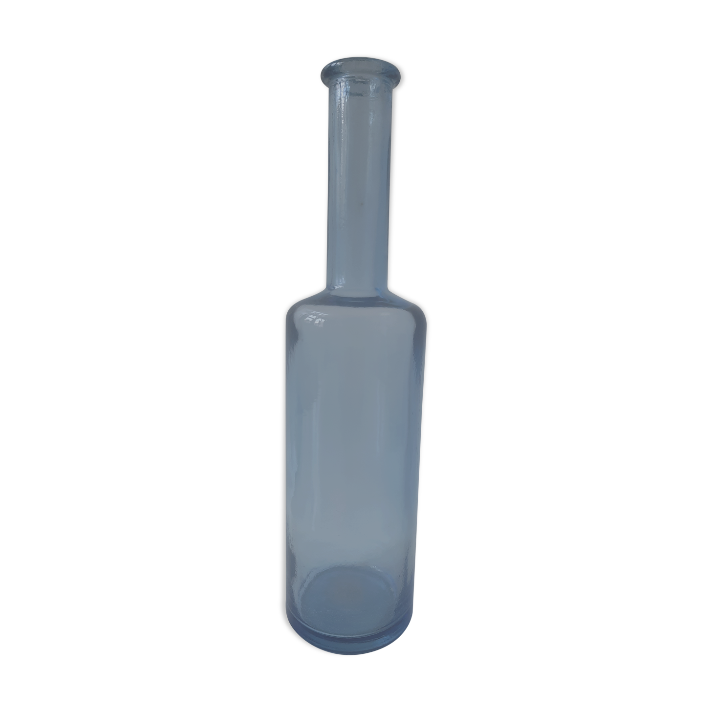 Blue glass bottle