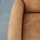 2 fauteuils vintage en cuir de mouton