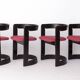 Set of 4 Rare 1950s Dining Chairs | German Vintage Mid-Century Modern