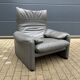 Cassina Maralunga 1zit origineel Anthraciet grijs Topstaat!