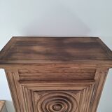 Oak solid bonnetière / wardrobe / dresser from 1940