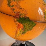 Illuminated terrestrial globe made in italy