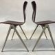 Lot of 4 vintage chairs Galvanitas S22 in the Netherlands