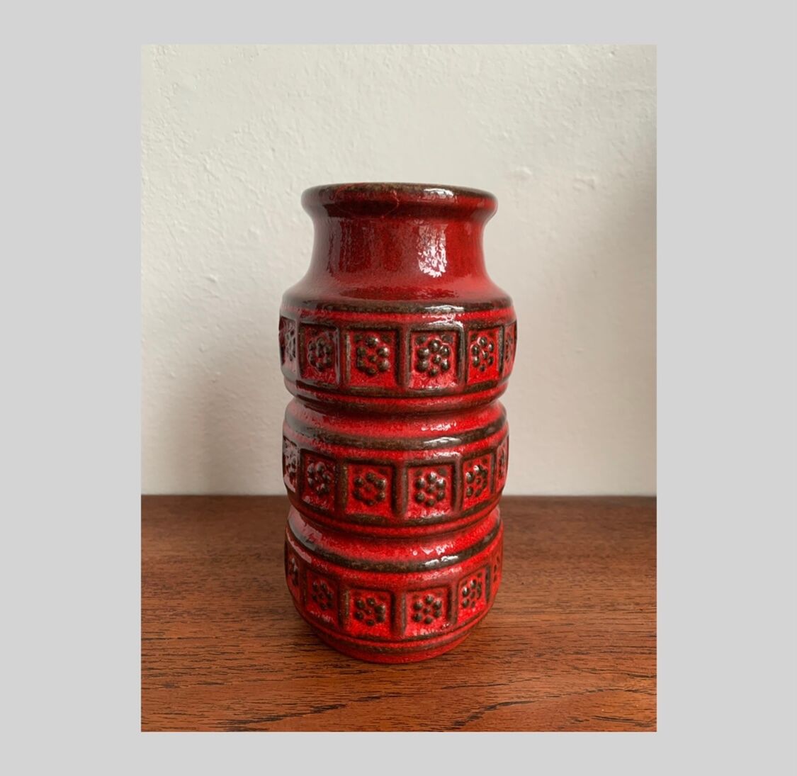 West German ceramic vase 1960s