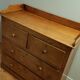 English chest of drawers nineteenth in pine
