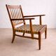 Chaises et table en chêne hongrois des années 1940, Lajos Kozma.