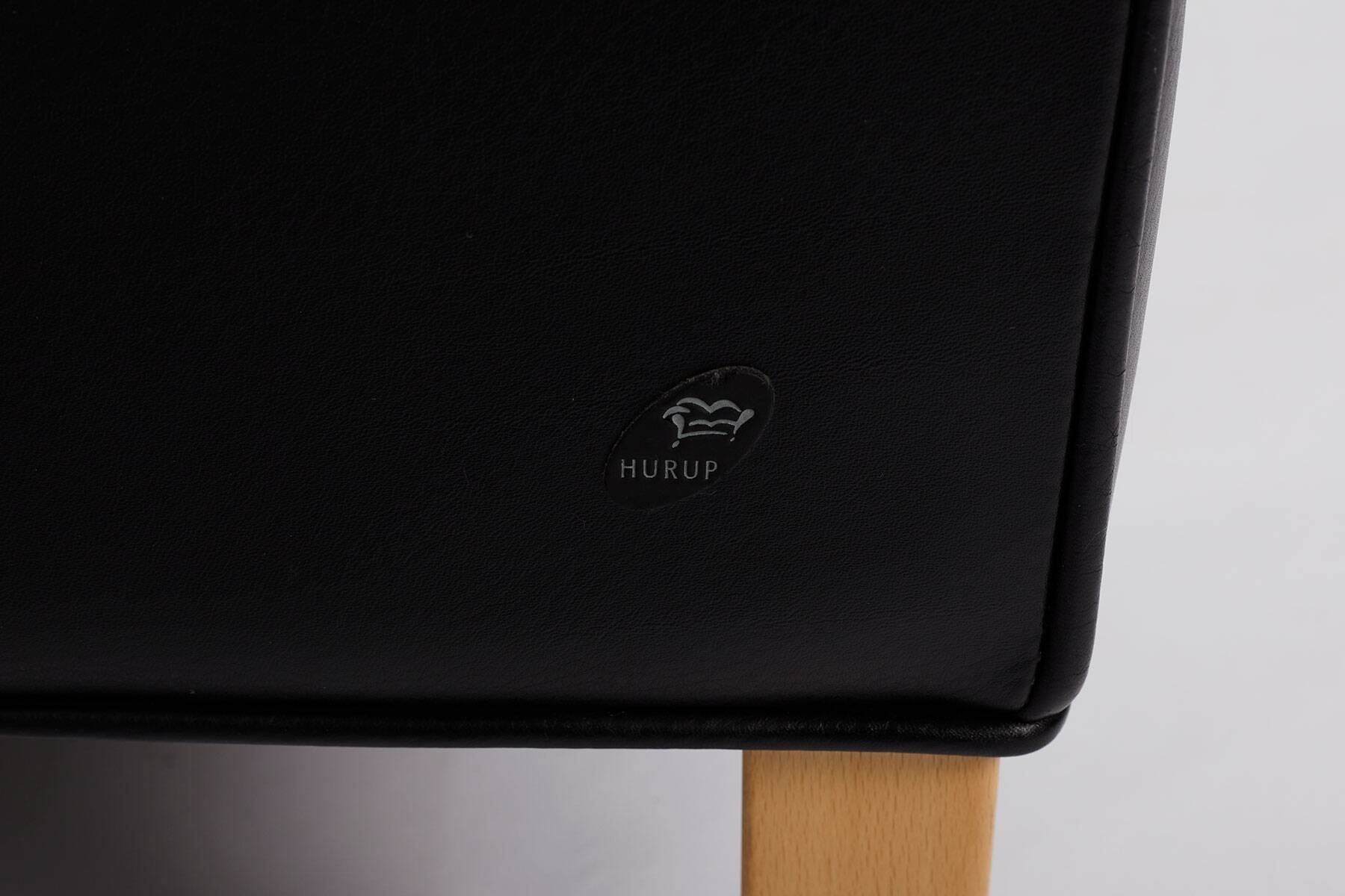 Leather Sofa produced by Hurup Møbelfabrik, Denmark 1970s.