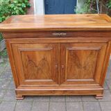 19th-century Louis Philippe walnut buffet.