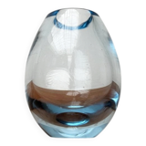 Glass vase from the Danish Hellas series by Per Lütken for Holmegaard, 1960s.