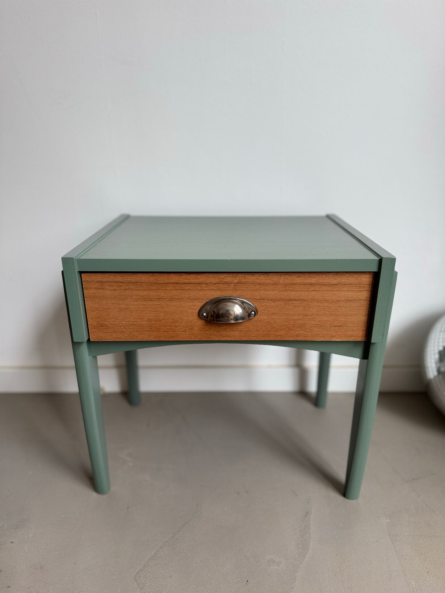 Teak bedside table