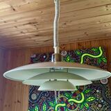 Large chandelier, vintage pendant light, inspired by "Poul Hennigsen", from the 80s