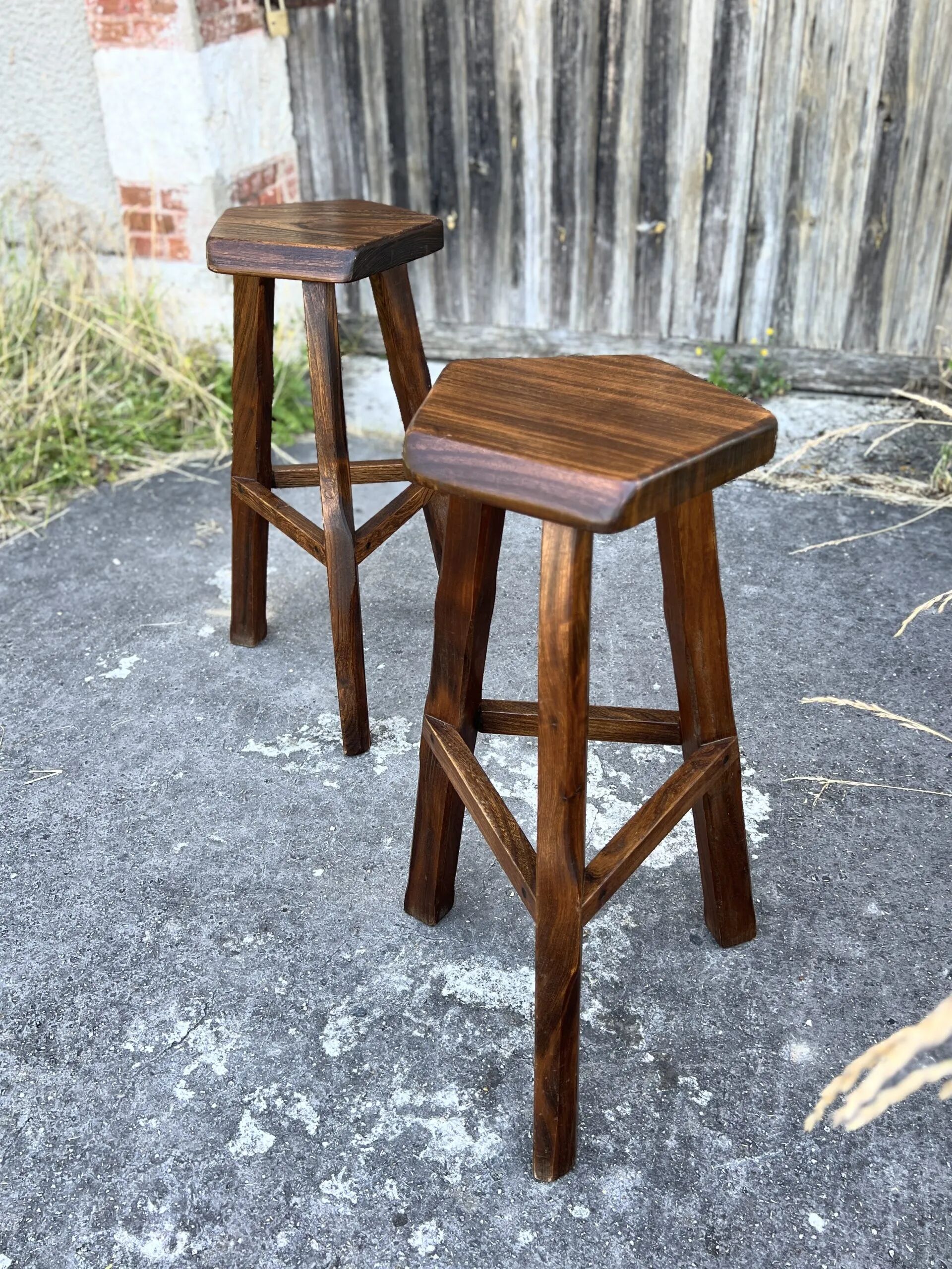Pair of Aranjou bar stools