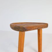 Tabouret suédois en pin, années 1960