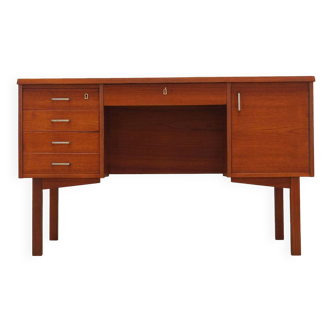 Teak desk, Danish design, 1970s, production: Denmark