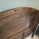 1950s oak headboard