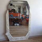 Miroir art déco hexagonal 131 x 88 cm