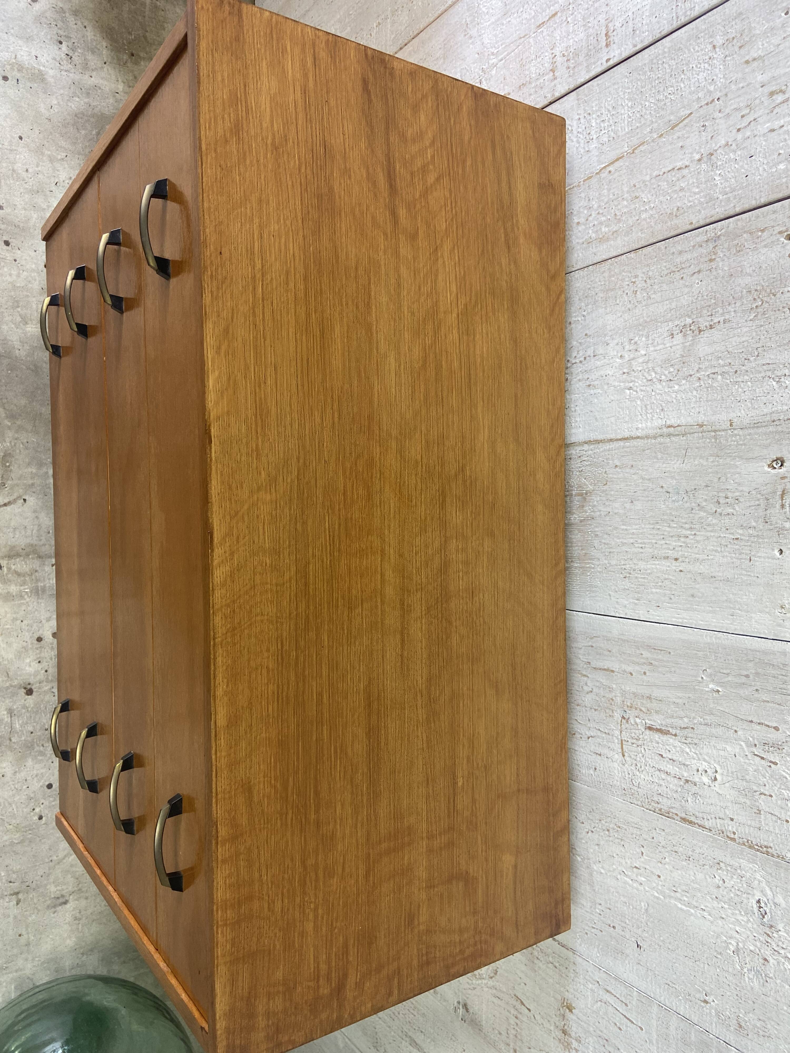 Vintage chest of drawers with conical legs