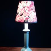 Vintage Kotska foot lamp and English floral fabric lampshade
