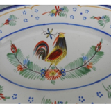 Oval dish and earthenware