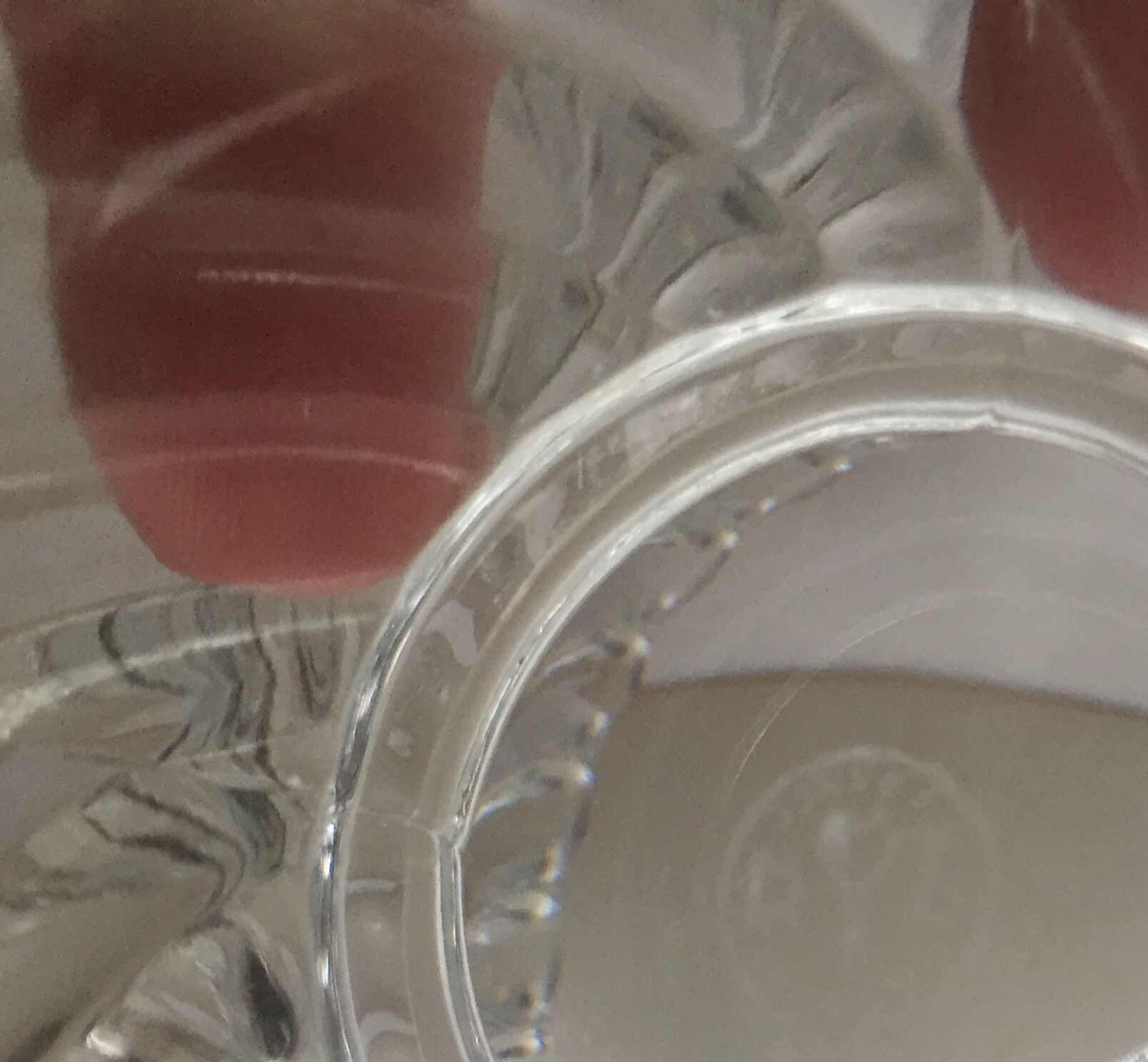 Bonbonnière en cristal de Baccarat