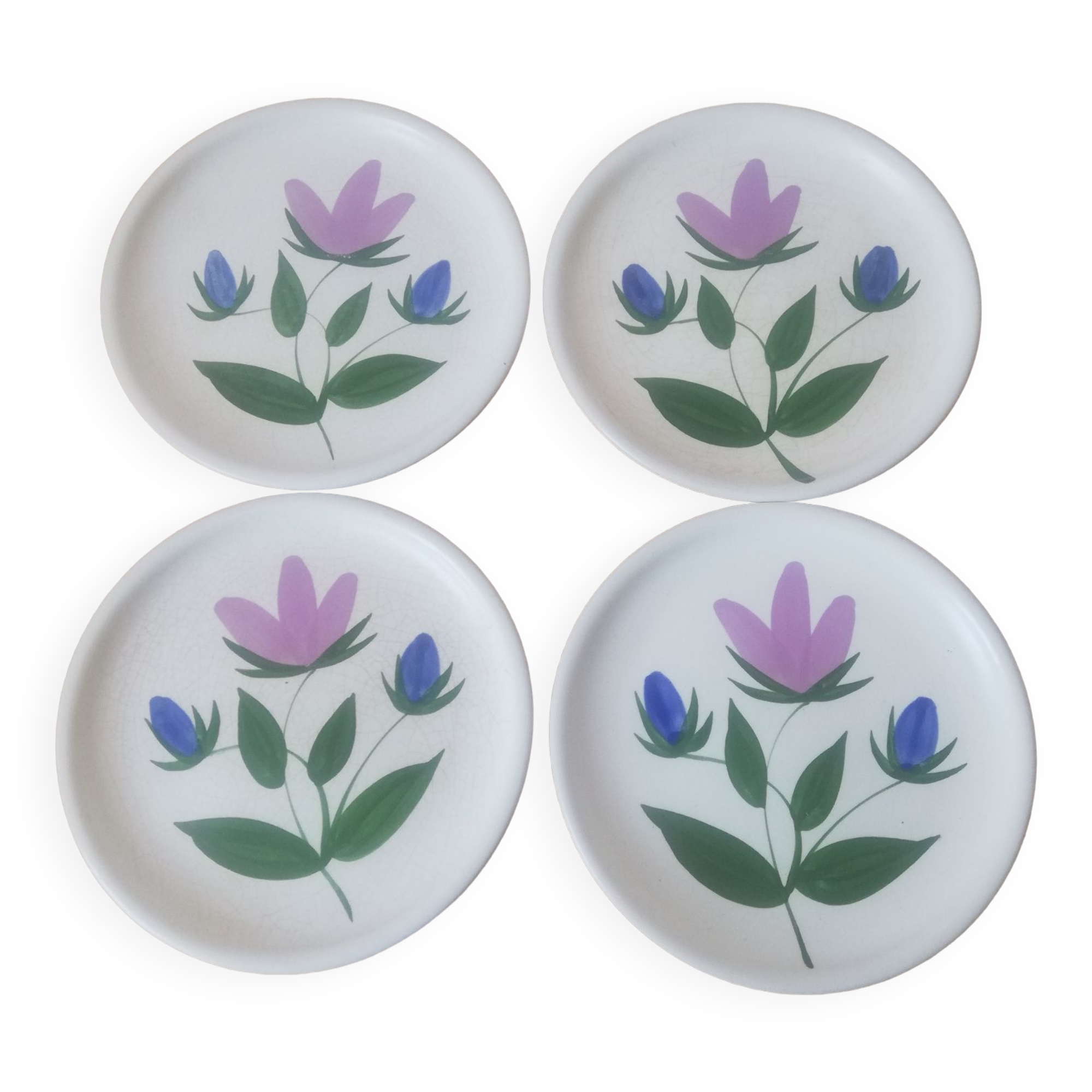 Assiettes poteries du marais