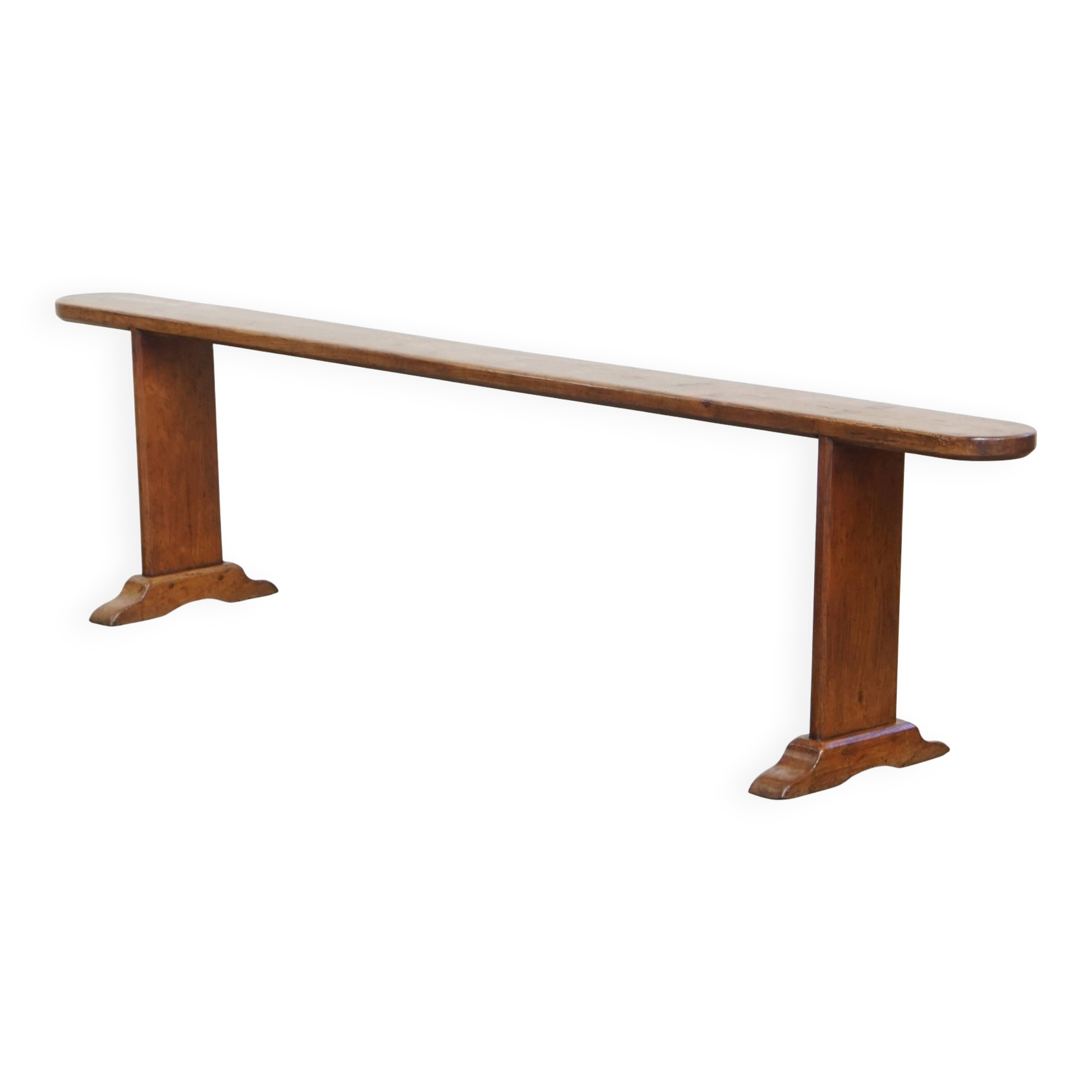 Antique French hall bench / dining bench