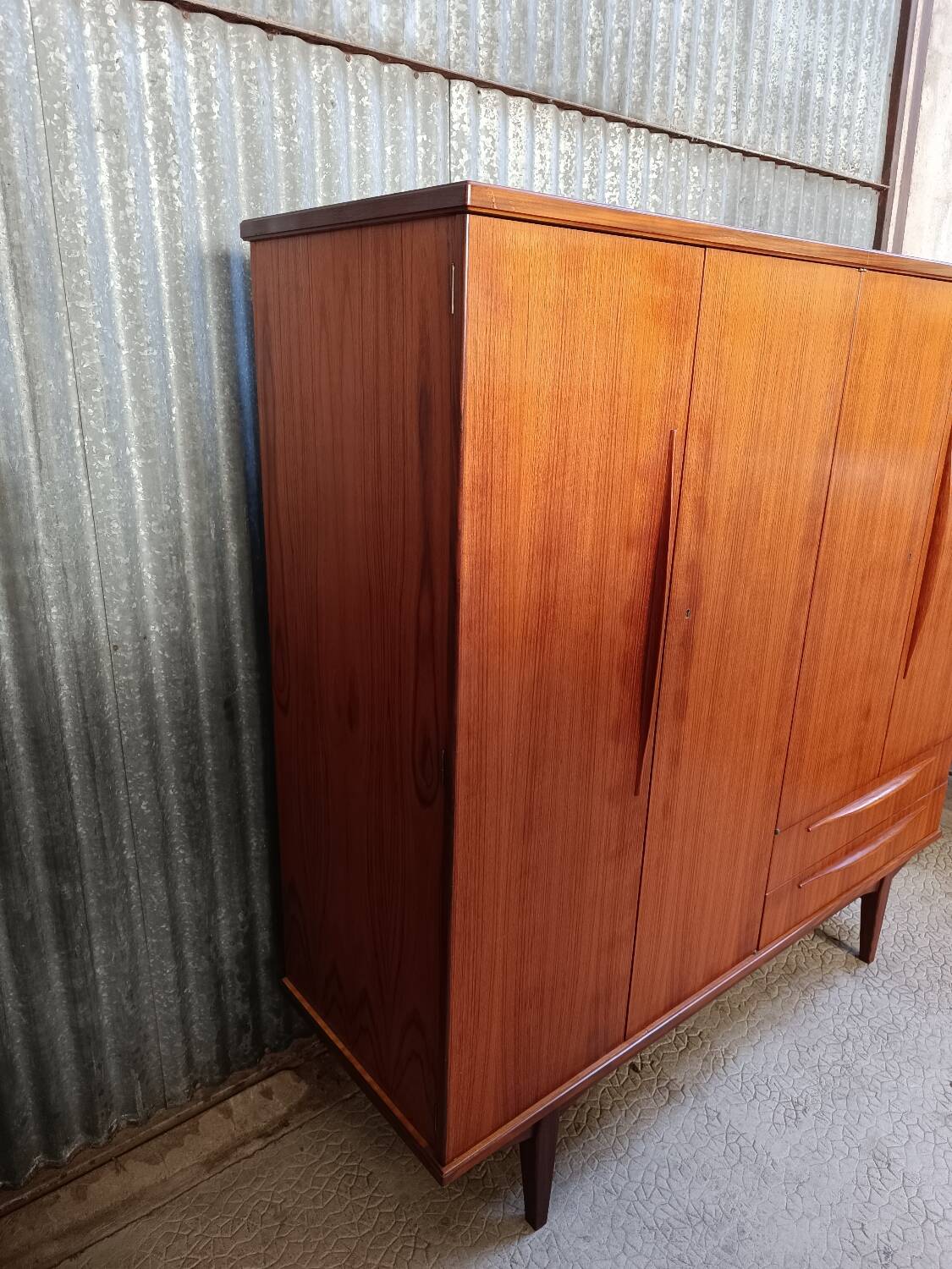 Vintage Scandinavian teak cabinet