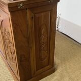 Foldable solid tech bar cabinet
