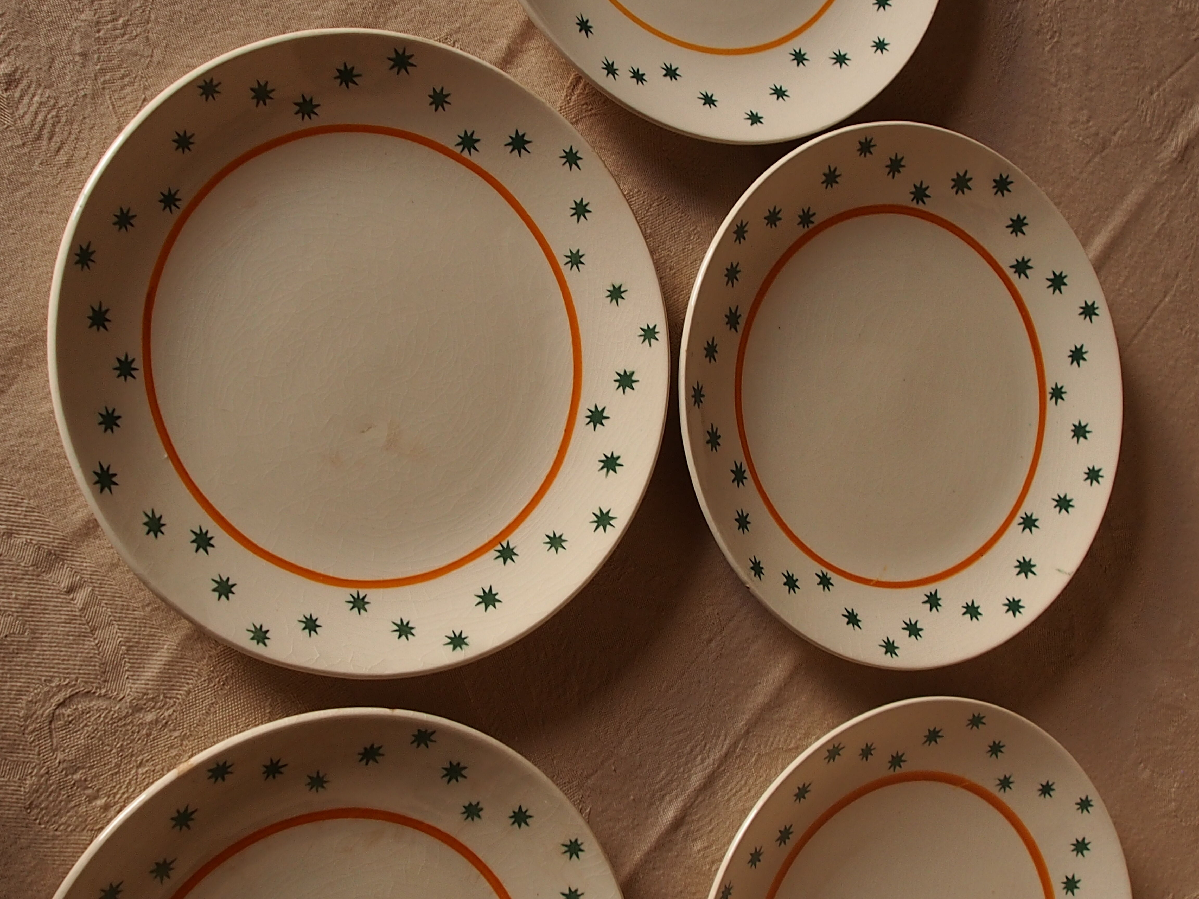 Set of 6 gien asiattes model Constellation creation millefleurs